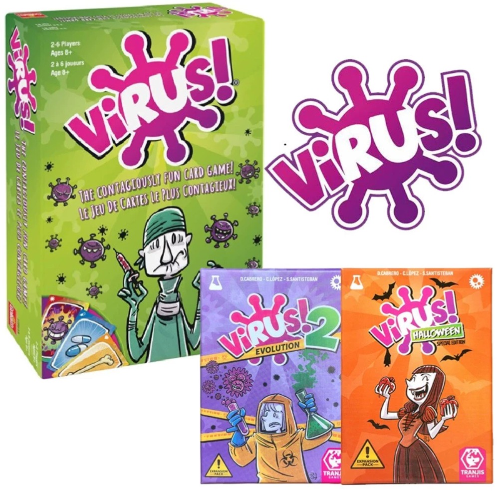 Board Game Dots - Interesting Virus Card Game & Virus