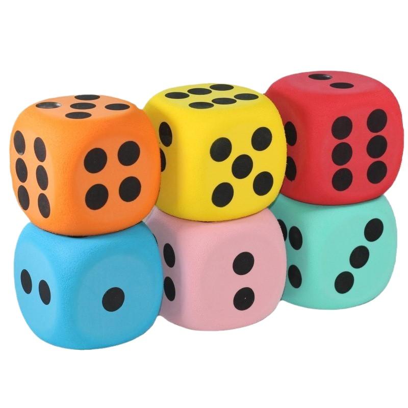 Board Game Dots - 1/6Pcs 80mm Large Foam Dot Dices