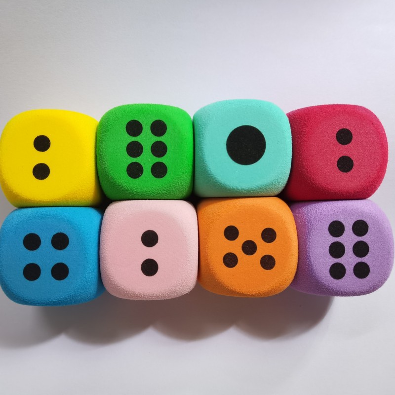 Board Game Dots - 1PC 80mm Large Foam Dot Dices