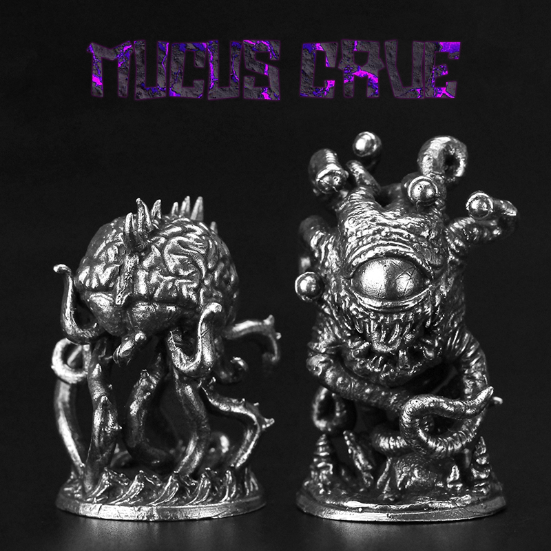 Board Game Monster - Metal Multi-eyed Monster Soldier Model Action