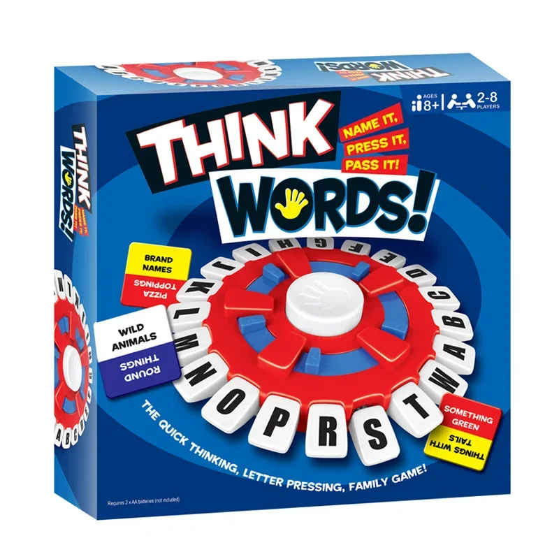 Board Game Word - Think Word English Spanish Board Game