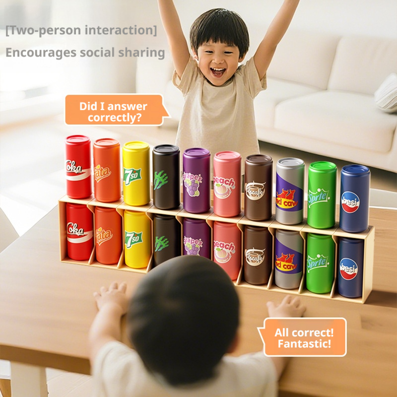 Board Game For 6 Years Old - New Bottle Guessing Beverage Match Memory