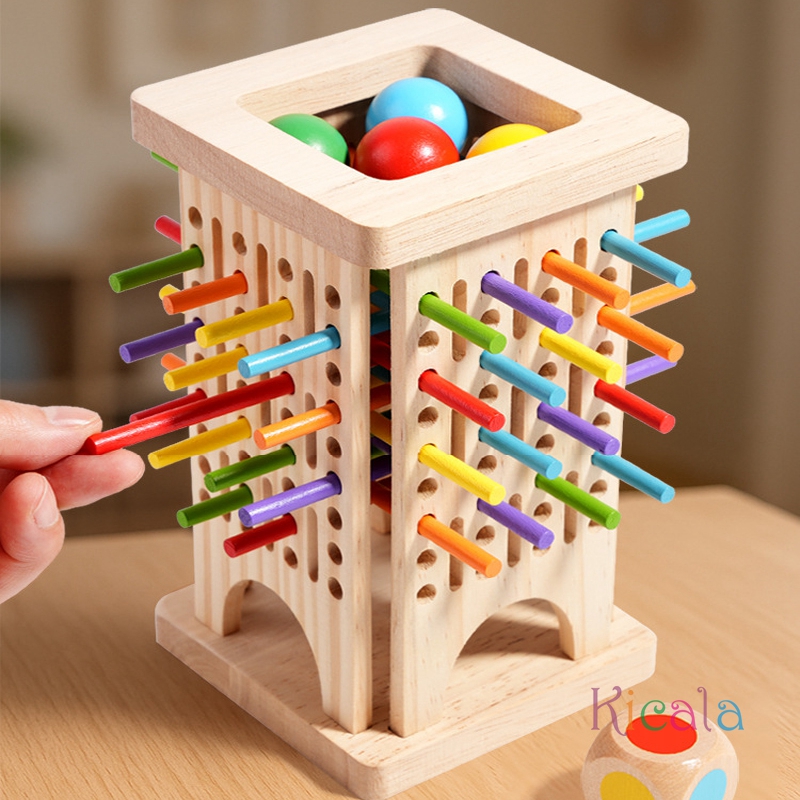 Montessori Game Wooden Board G - огляд і ціна Dice Tower Wooden