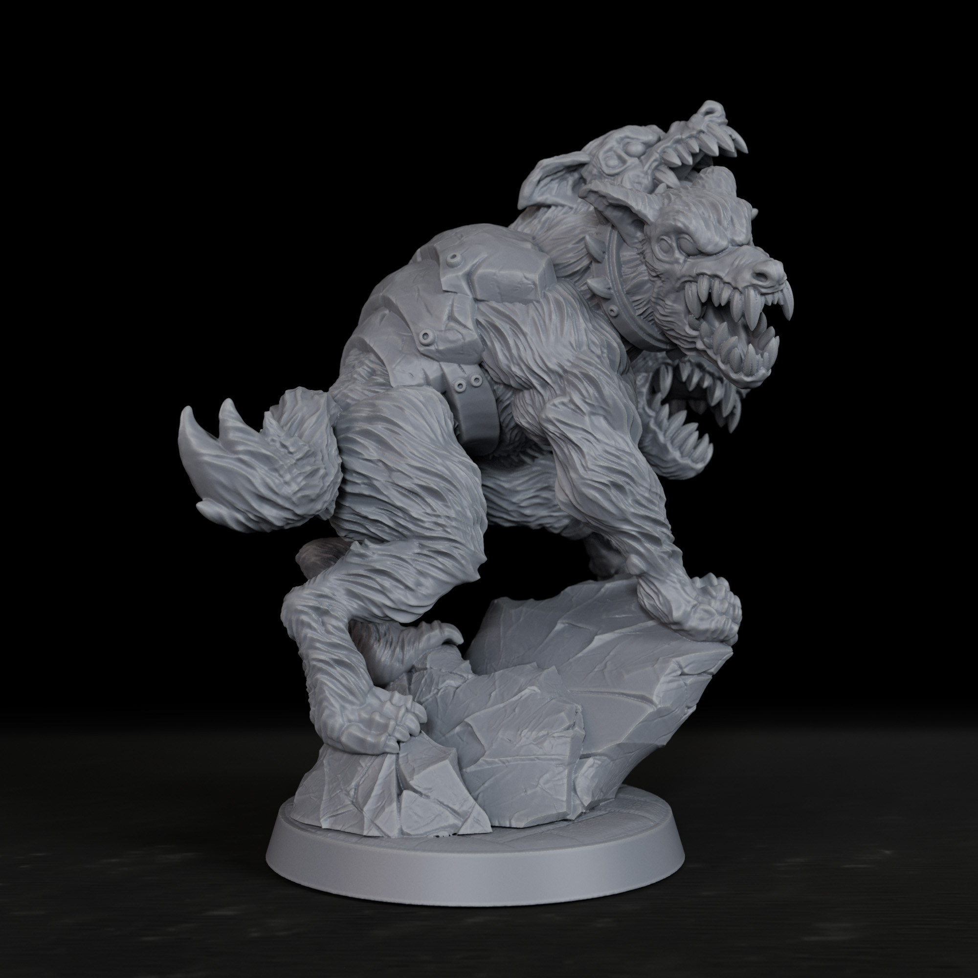 30mm TRPG Cerberus Miniature - - огляд і ціна Board Game Monster