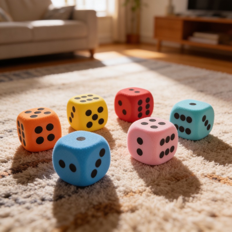 1PC 80mm Large Foam Dot Dices  - огляд і ціна Board Game Dots