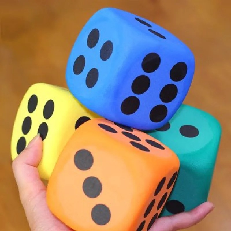 1PC 80mm Large Foam Dot Dices  - огляд і ціна Board Game Dots
