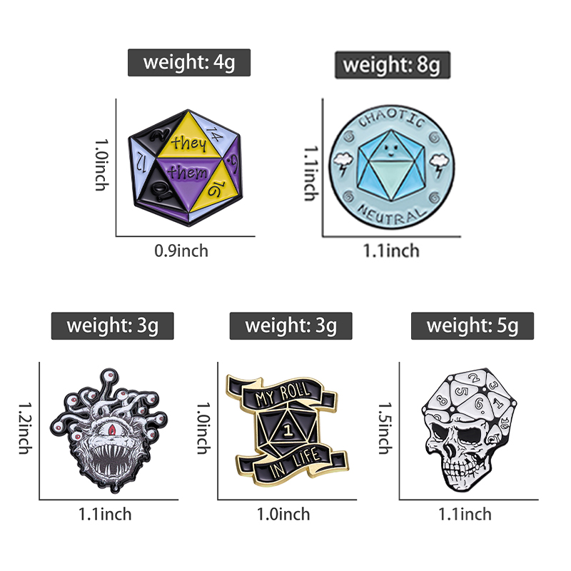 Adventure Game Enamel Pins Cus - огляд і ціна Board Game Roleplay