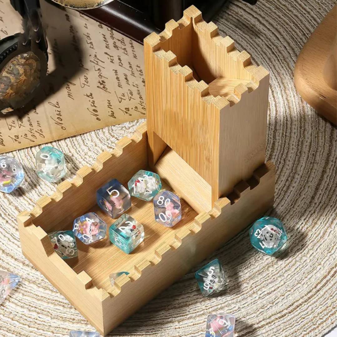 Wooden Dice Tower Folding Stor - огляд і ціна Dice Tower Wooden