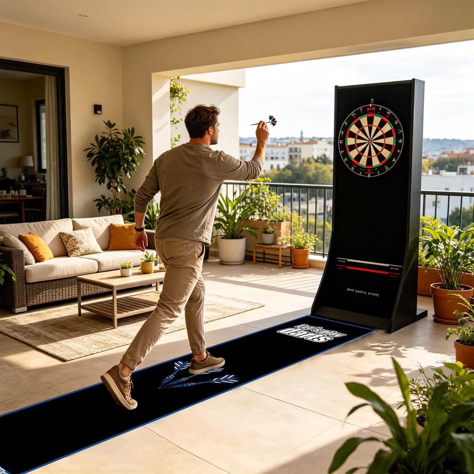 Non Slip Dart Board Floor Mat, - огляд і ціна Board Game Room