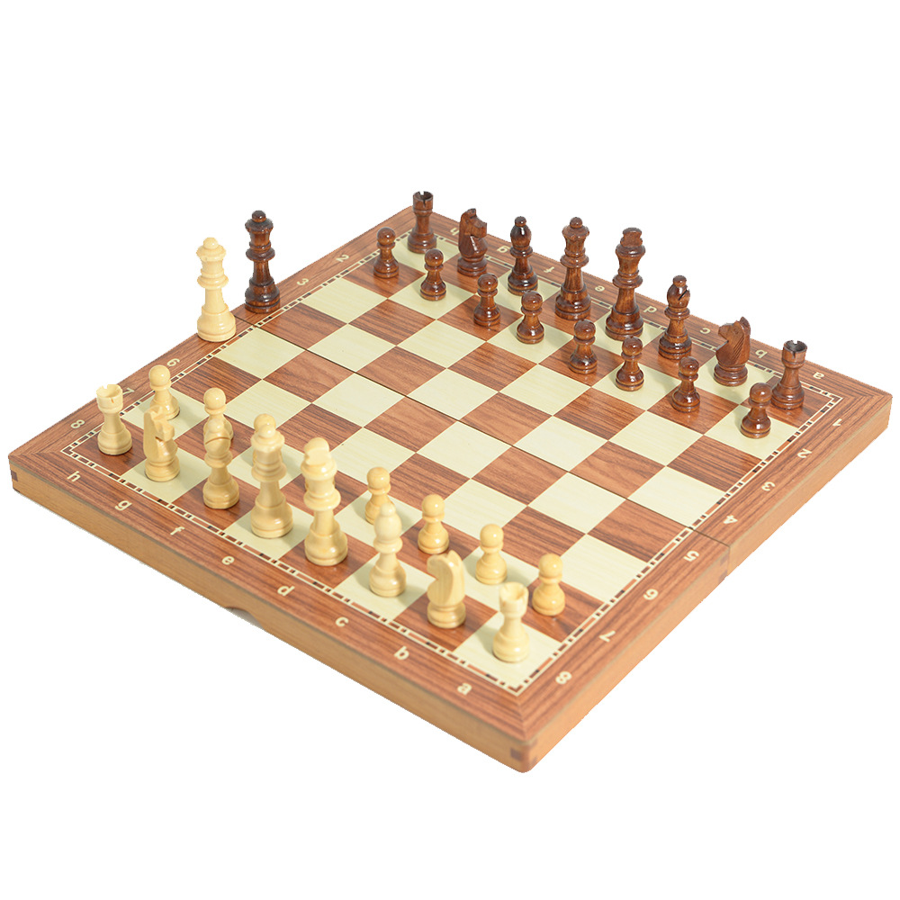 Magnetic Wooden Folding Chess  - огляд і ціна Board Game Book