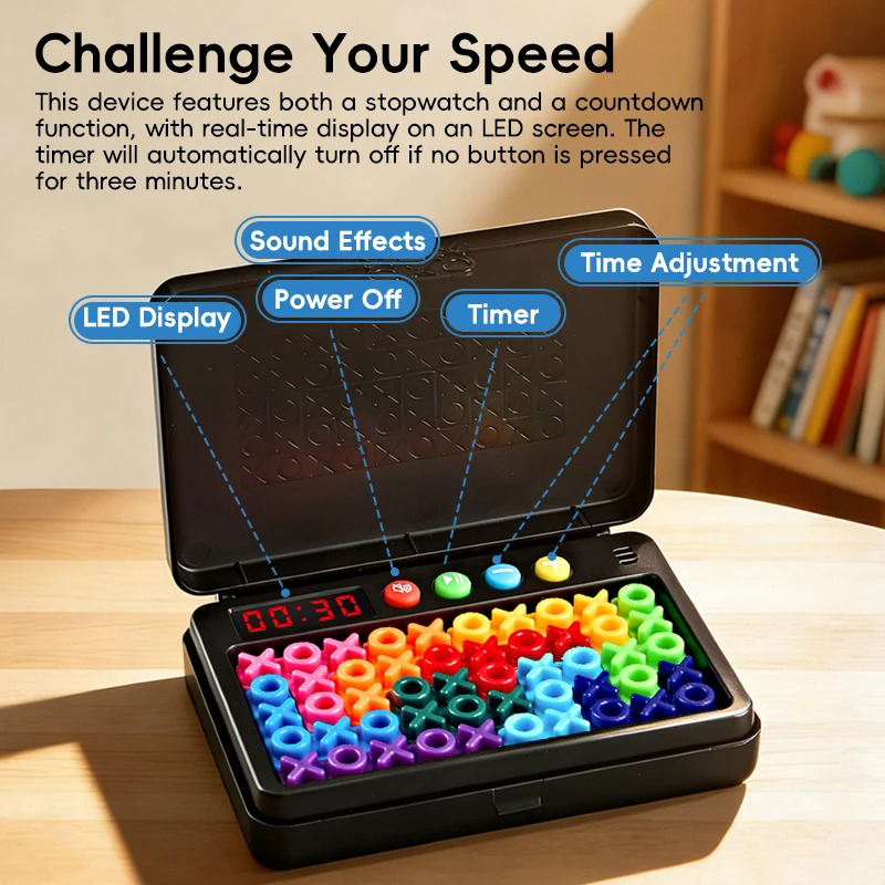 KNYYSECQ Smart XO Puzzle Child - огляд і ціна Board Game For 6 Years Old