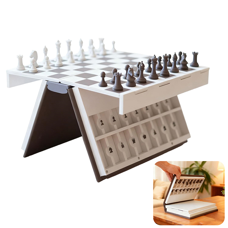Chess Set 3D Printed Book Fold - огляд і ціна Board Game Master