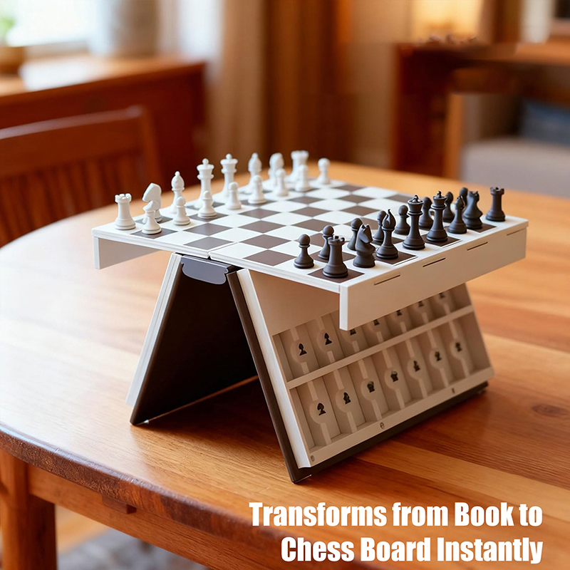 Chess Set 3D Printed Book Fold - огляд і ціна Board Game Master