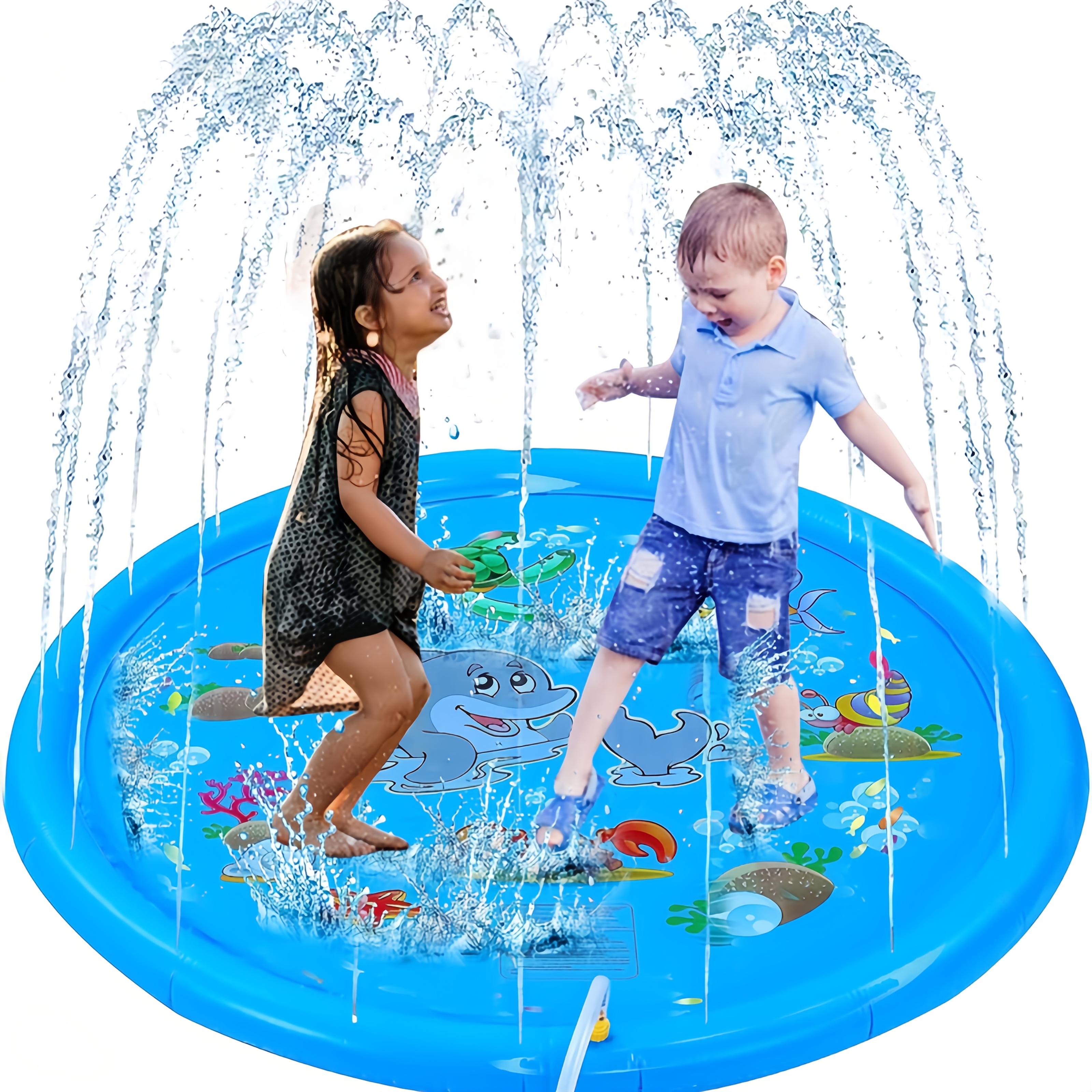 PVC Inflatable Splash Pad Spri - огляд і ціна Play Mat Neoprene