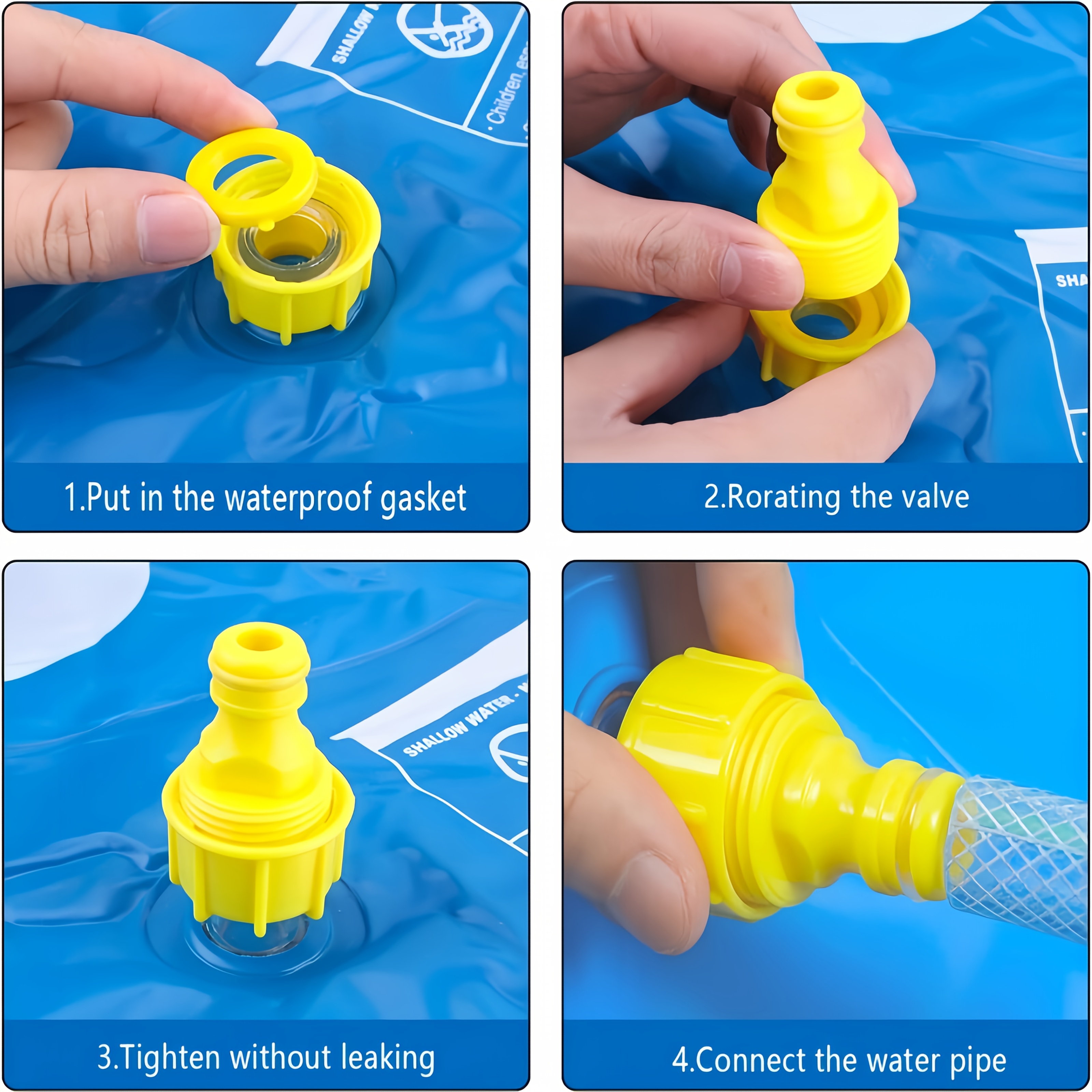 PVC Inflatable Splash Pad Spri - огляд і ціна Play Mat Neoprene