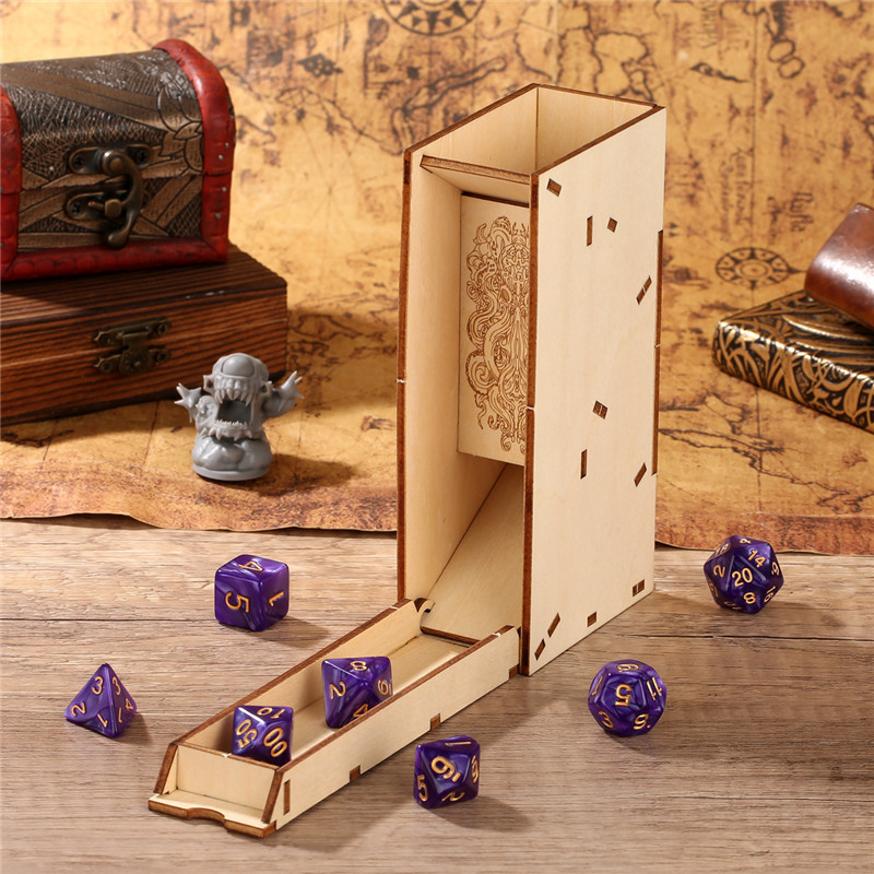 Portable Octopus Monster Woode - огляд і ціна Dice Tower Wooden