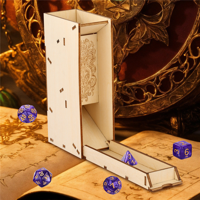 Portable Octopus Monster Woode - огляд і ціна Dice Tower Wooden