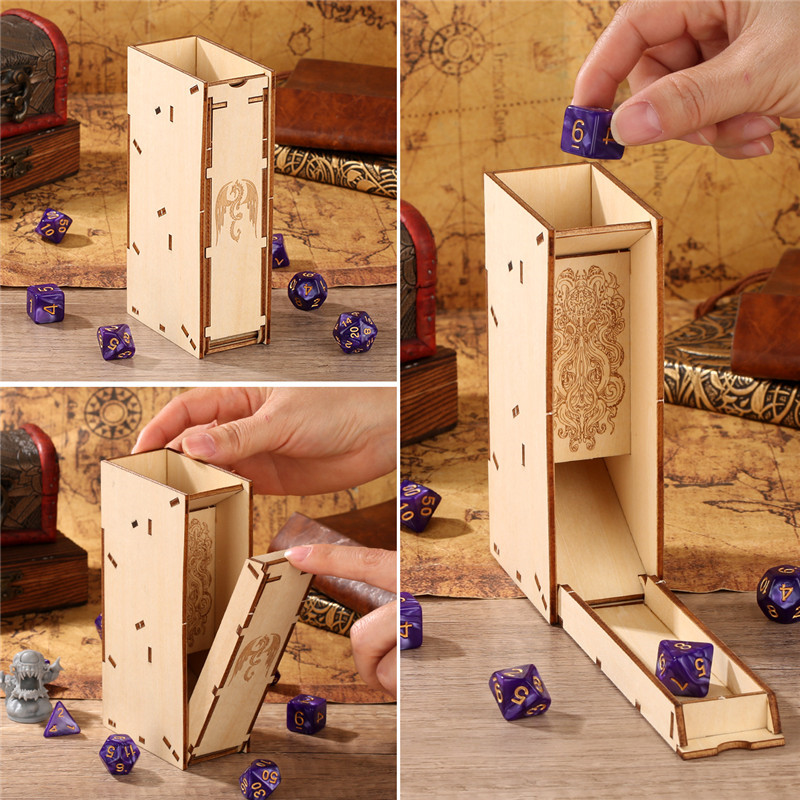 Portable Octopus Monster Woode - огляд і ціна Dice Tower Wooden