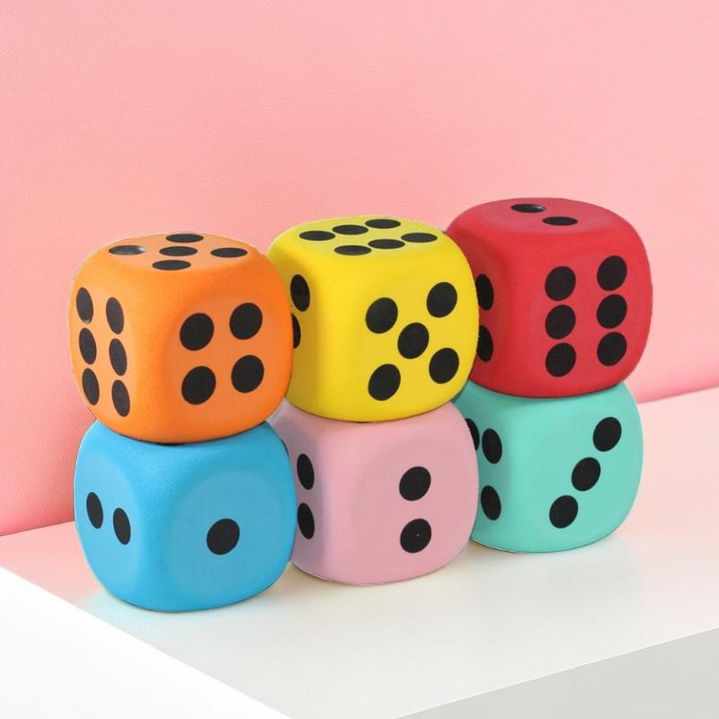 1/6Pcs 80mm Large Foam Dot Dic - огляд і ціна Board Game Dots