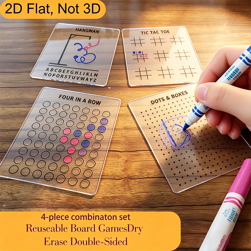 4PCS Reusable Travel Board Gam - огляд і ціна Board Game Word