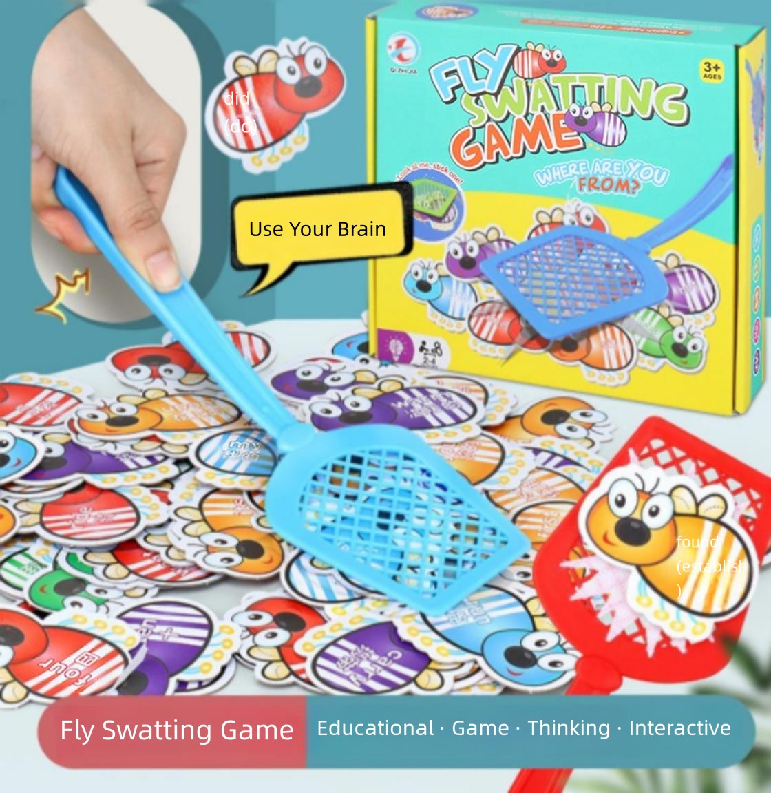 Fly Swatter Game for Kids Educ - огляд і ціна Board Game Word