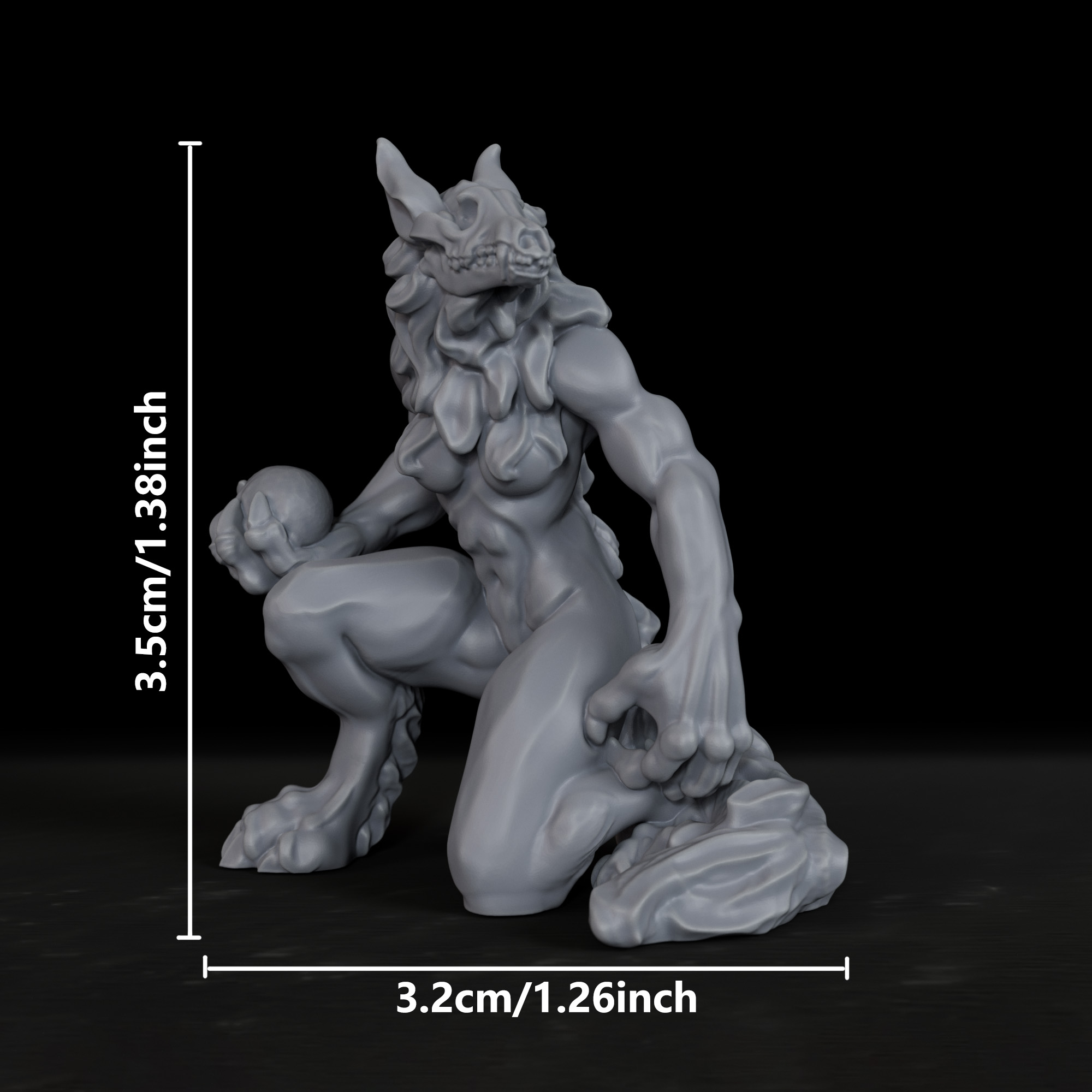 RPG Hell Wolf Minis - Paintabl - огляд і ціна Board Game Monster