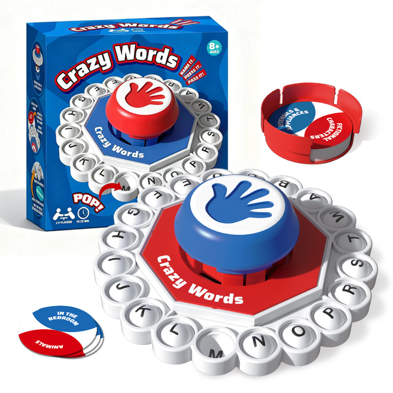 Crazy Alphabet Word Press Boar - огляд і ціна Board Game Word