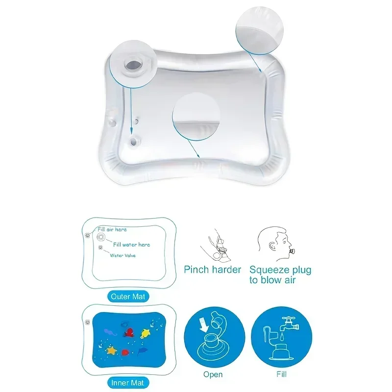 Large Baby Playing Water Mat I - огляд і ціна Play Mat Neoprene