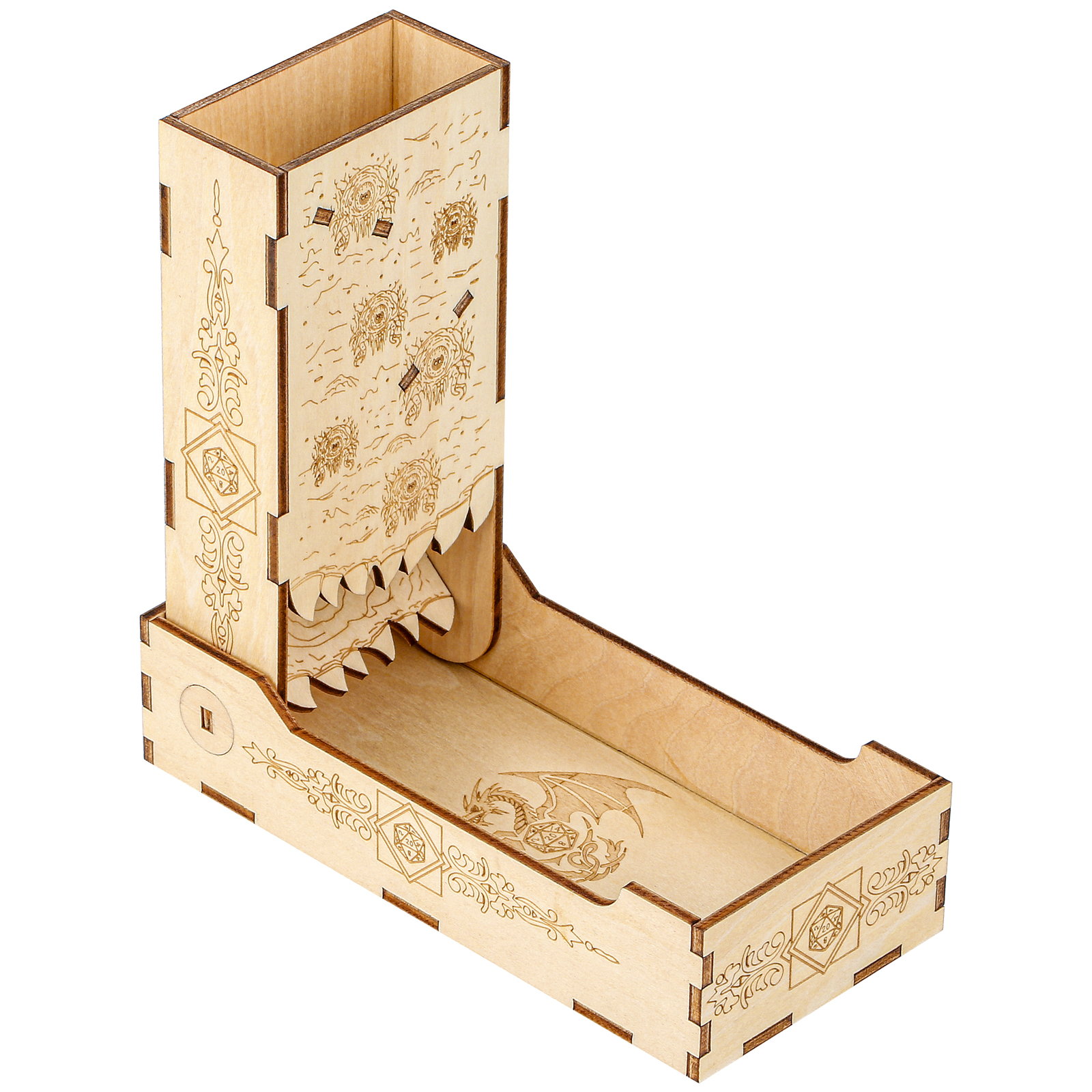 Foldable Wooden Dice Tower Cre - огляд і ціна Dice Tower Wooden