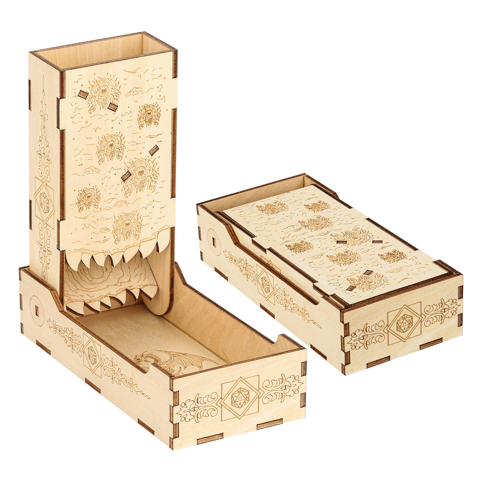 Foldable Wooden Dice Tower Cre - огляд і ціна Dice Tower Wooden