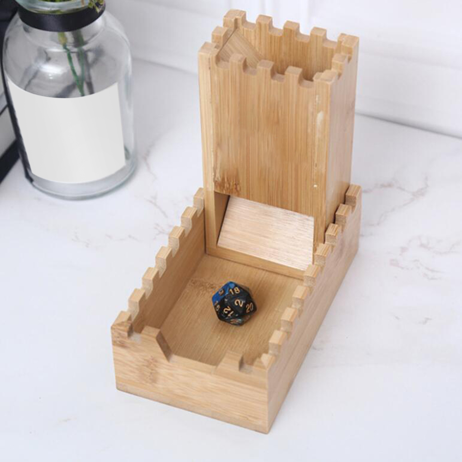 Bamboo Dice Chest Storage Dice - огляд і ціна Board Game Roleplay