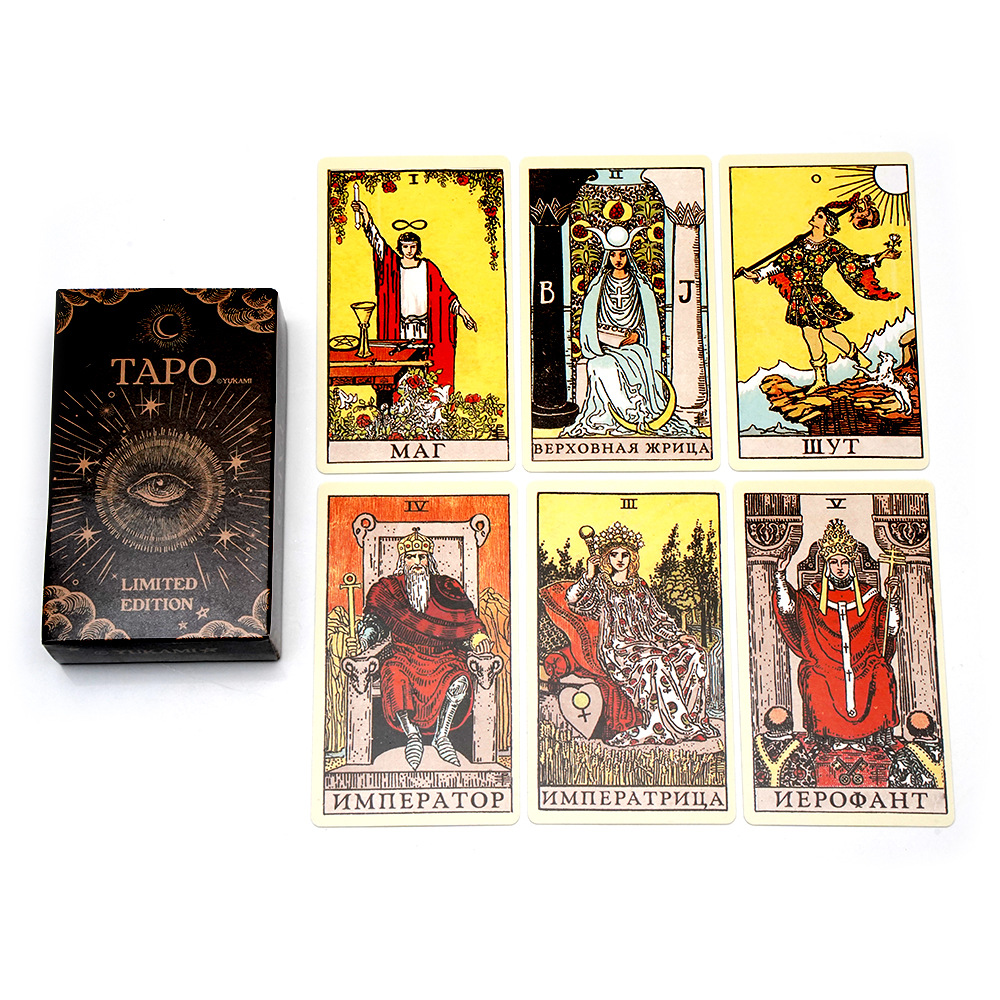 Russian Version tarot cards A  - огляд і ціна Board Game Book
