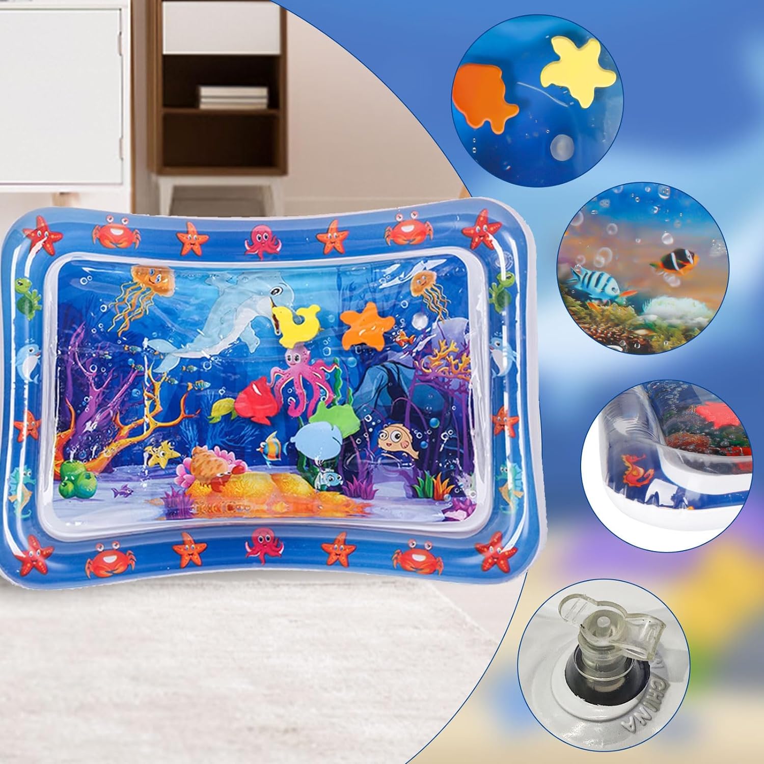 Baby Water Play Mat Inflatable - огляд і ціна Play Mat Neoprene