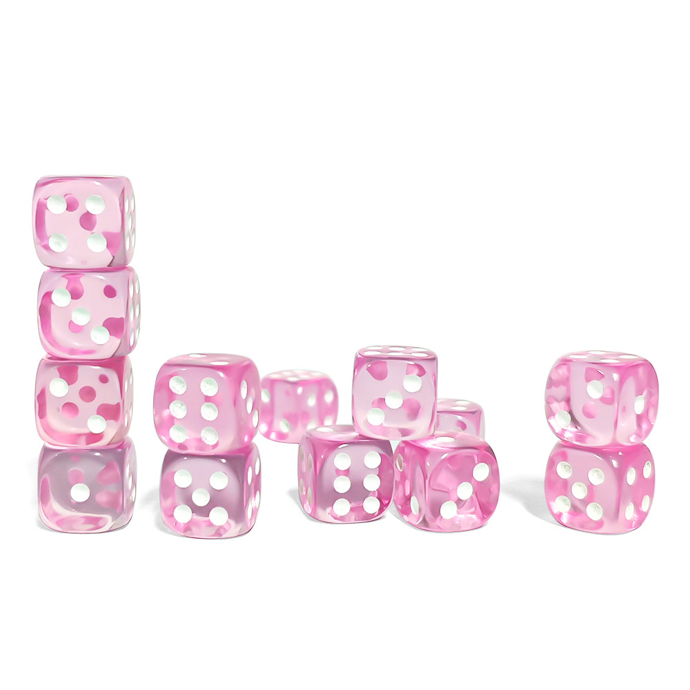 36PCS Clear Pink Transparent 6 - огляд і ціна Board Game Dots