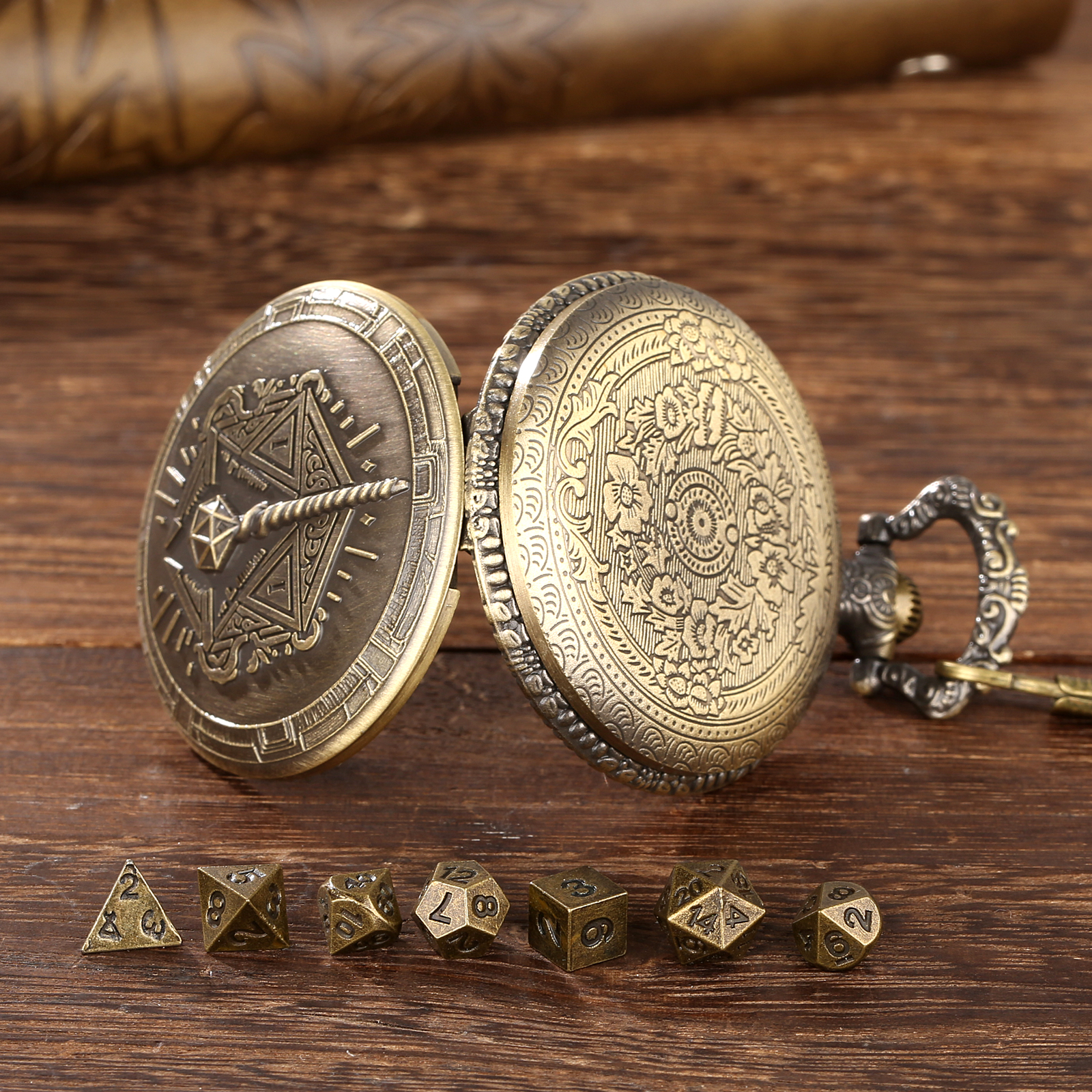YISUYA Wizard Pocket Watch Cas - огляд і ціна Board Game Roleplay