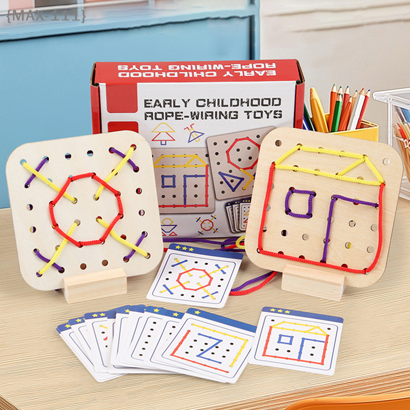 【F2-MAX111】Wooden Montessori G - огляд і ціна Board Game For 6 Years Old