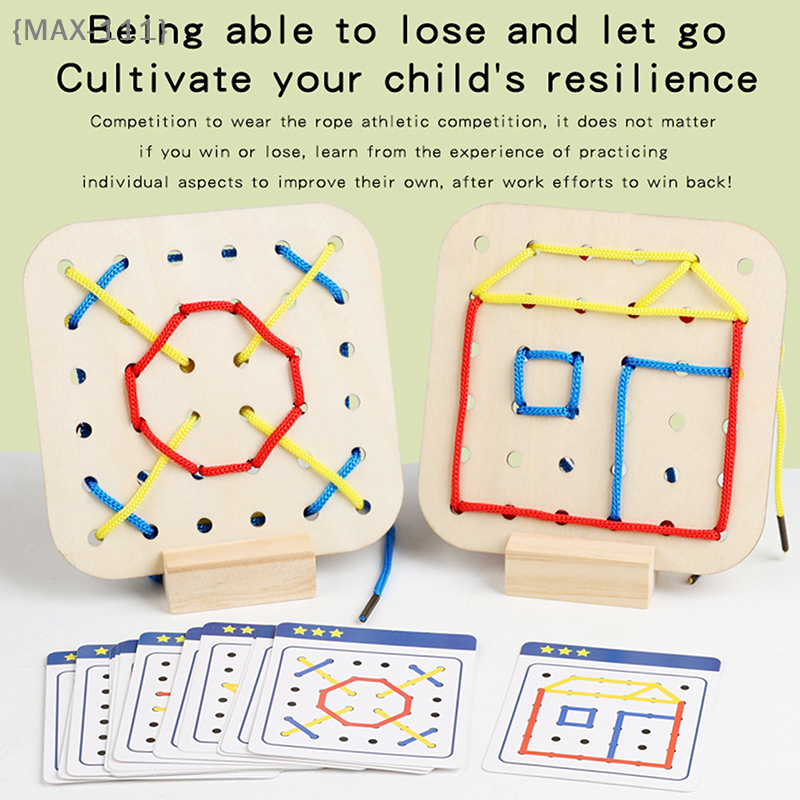 【F2-MAX111】Wooden Montessori G - огляд і ціна Board Game For 6 Years Old