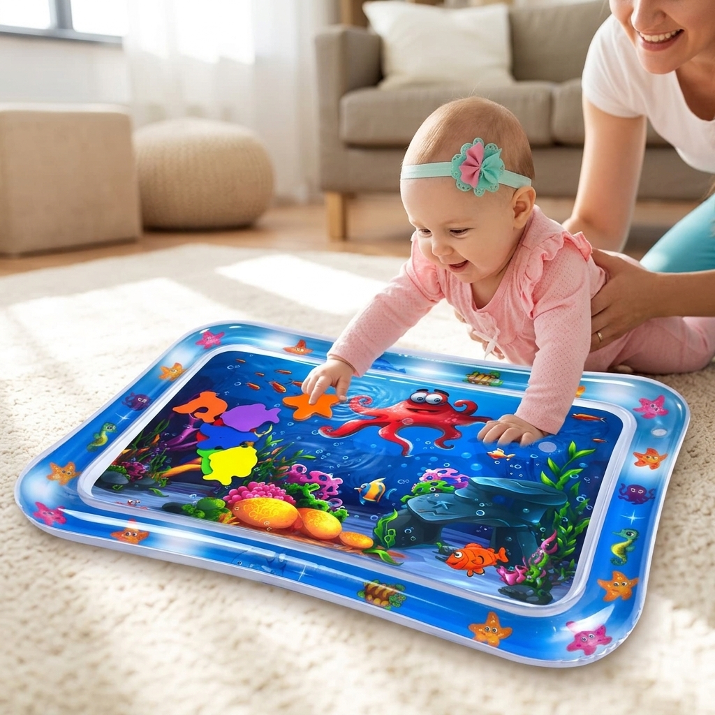 Infant Tummy Time Water Play M - огляд і ціна Play Mat Neoprene