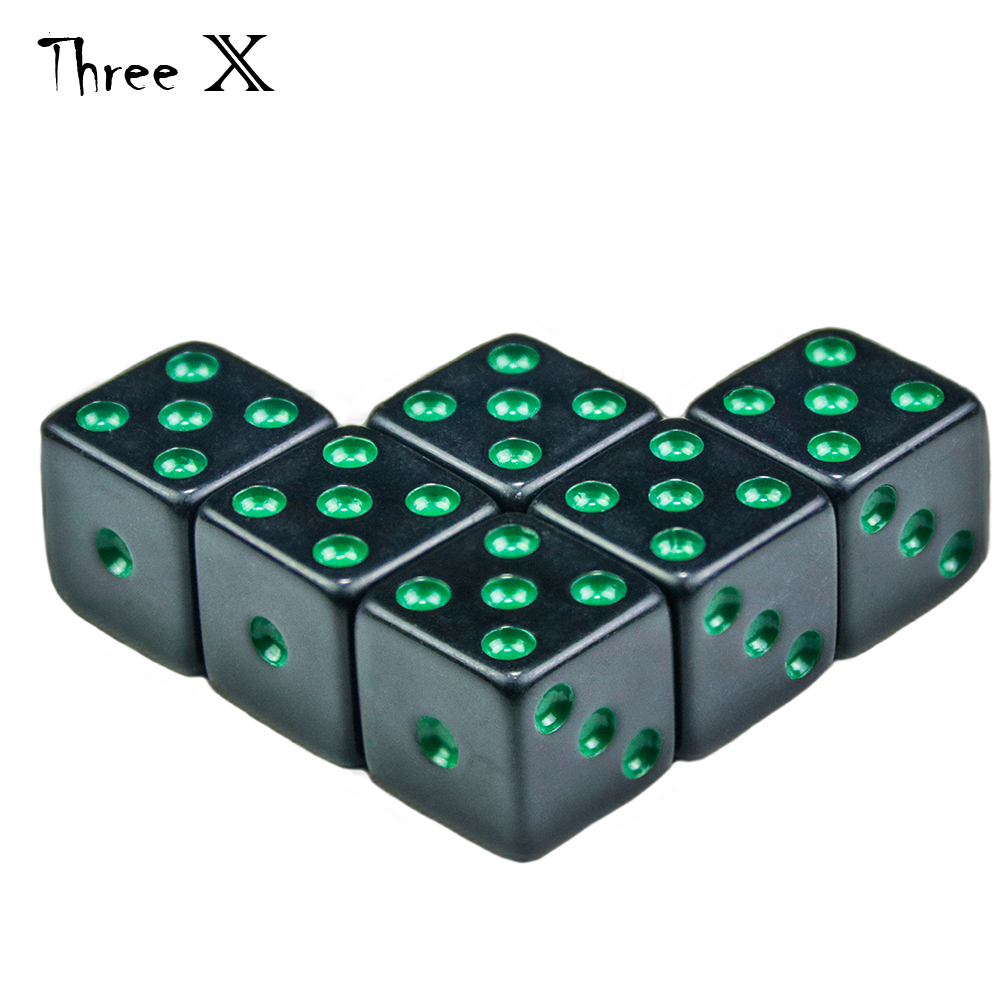 Black 6-Sided Games Dice Set,  - огляд і ціна Board Game Dots