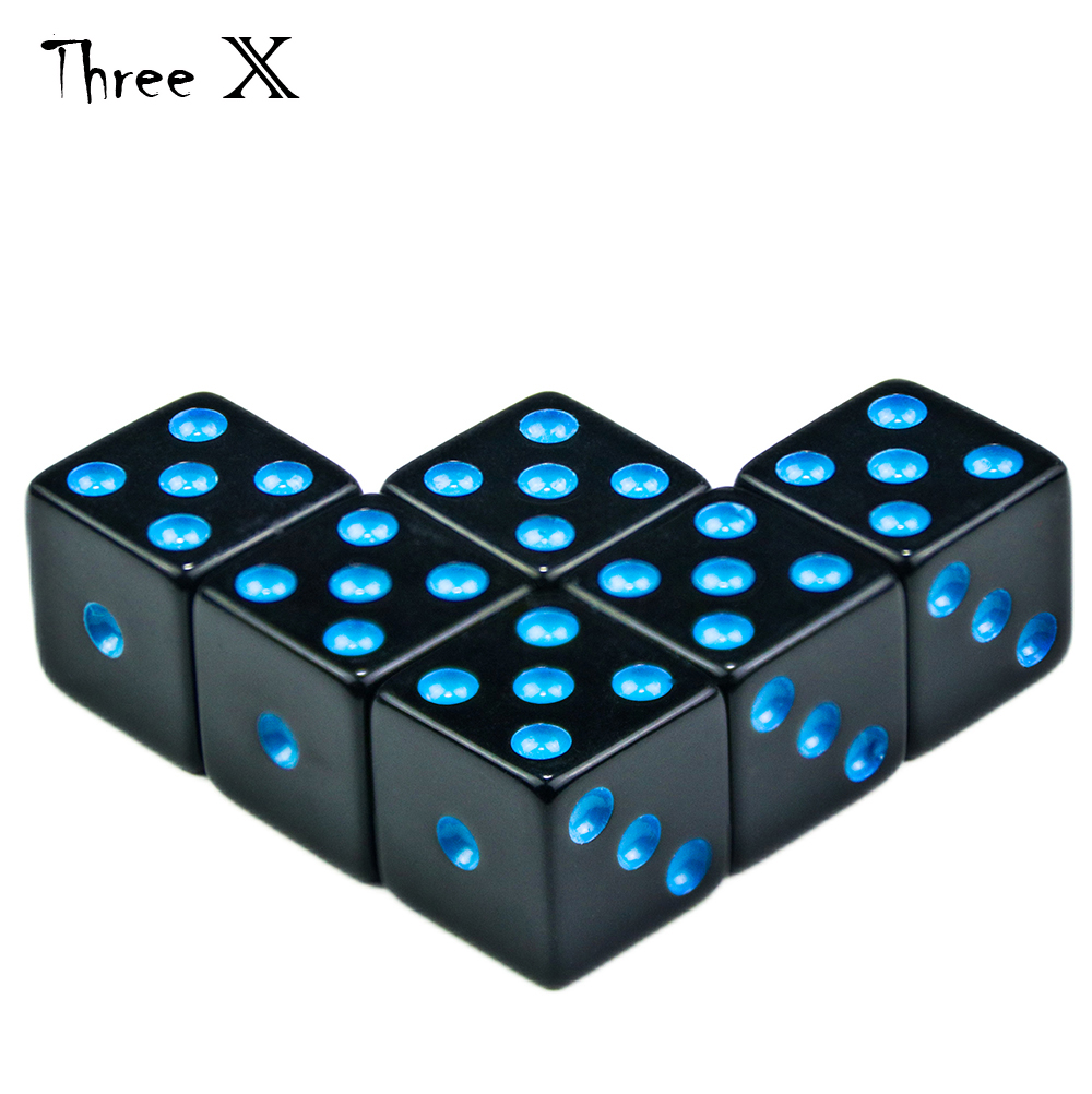 Black 6-Sided Games Dice Set,  - огляд і ціна Board Game Dots