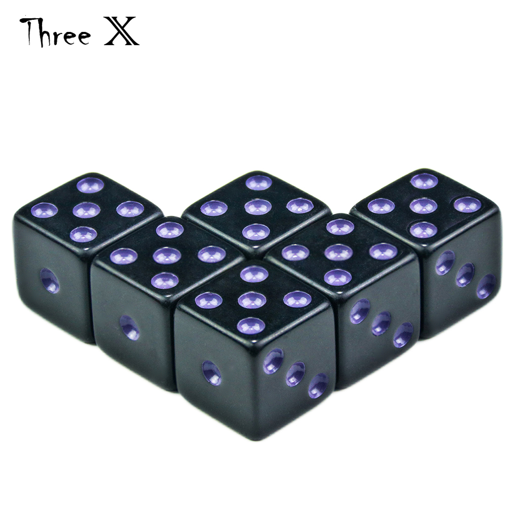 Black 6-Sided Games Dice Set,  - огляд і ціна Board Game Dots