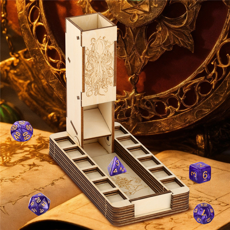 Fantasy Wooden Magic Hand Desi - огляд і ціна Dice Tower Wooden