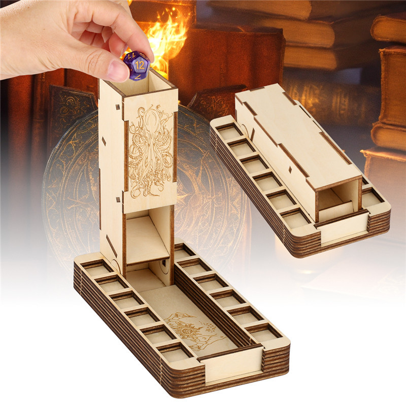Fantasy Wooden Magic Hand Desi - огляд і ціна Dice Tower Wooden