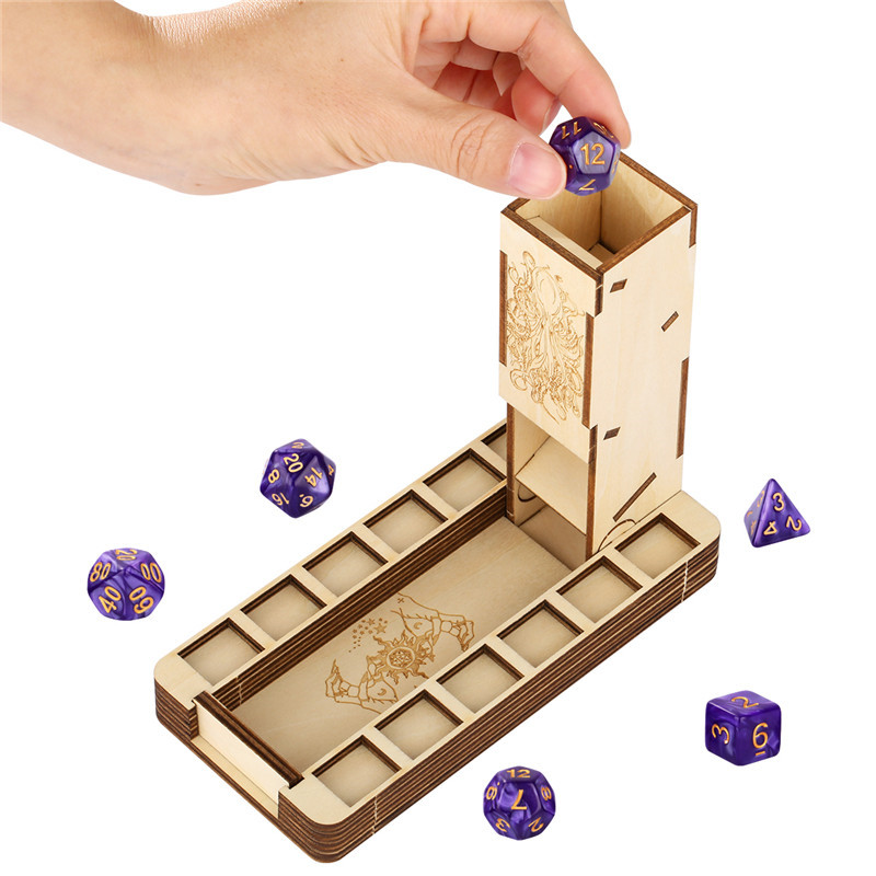 Fantasy Wooden Magic Hand Desi - огляд і ціна Dice Tower Wooden