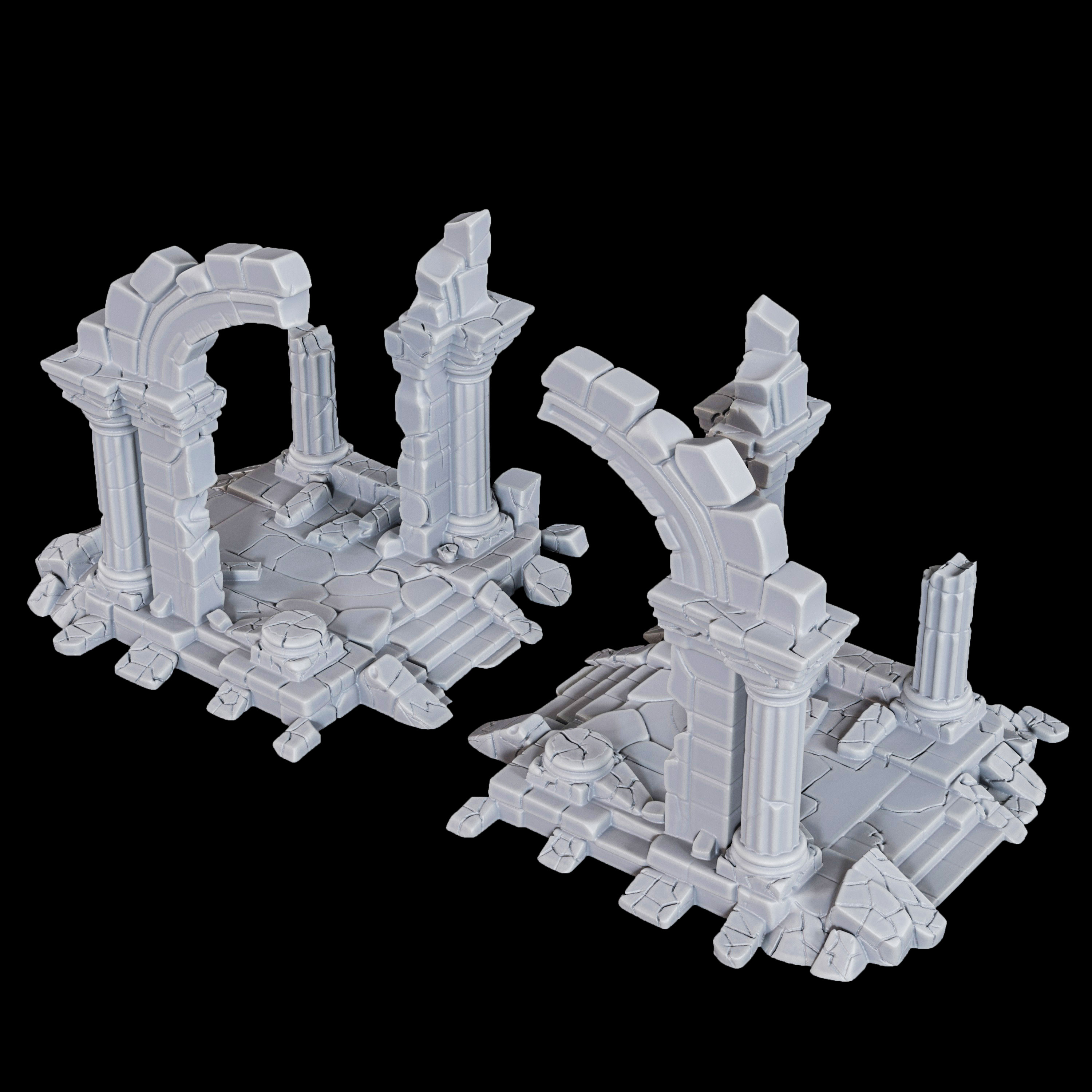 25mm Medieval Ruined Shrine Pl - огляд і ціна Board Game Roleplay