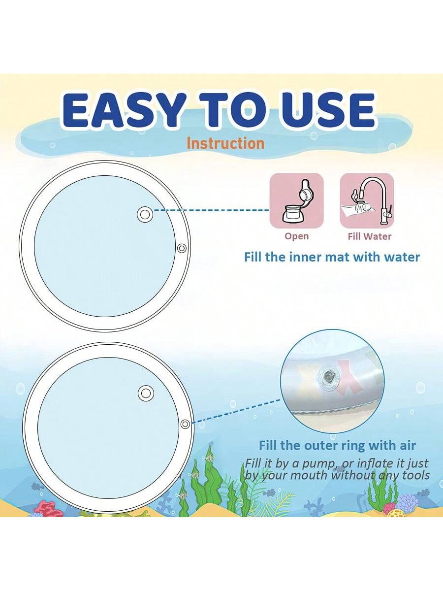 Baby Water Play Mat Inflatable - огляд і ціна Play Mat Neoprene