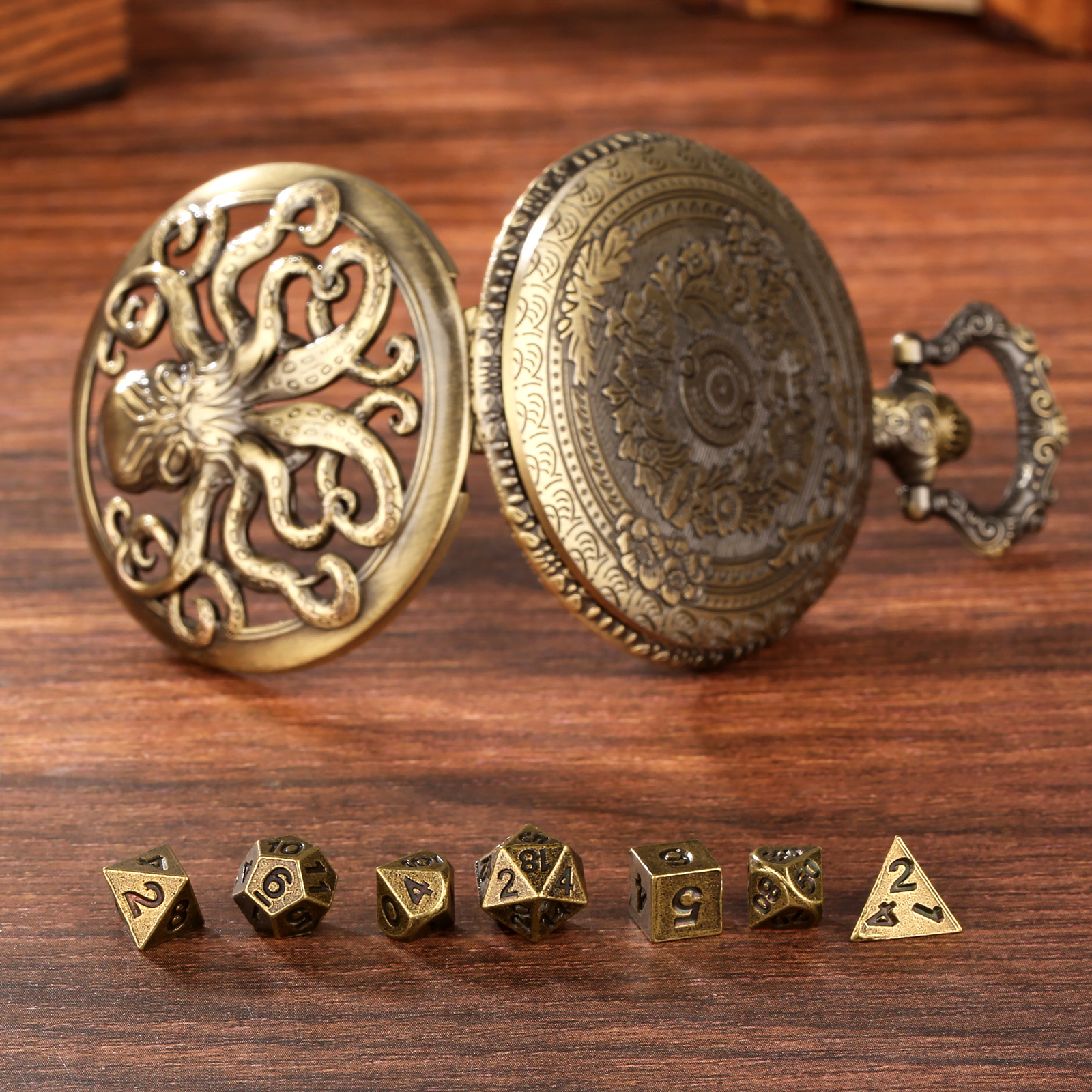 1pcs Octopus Pocket Watch Case - огляд і ціна Board Game Roleplay