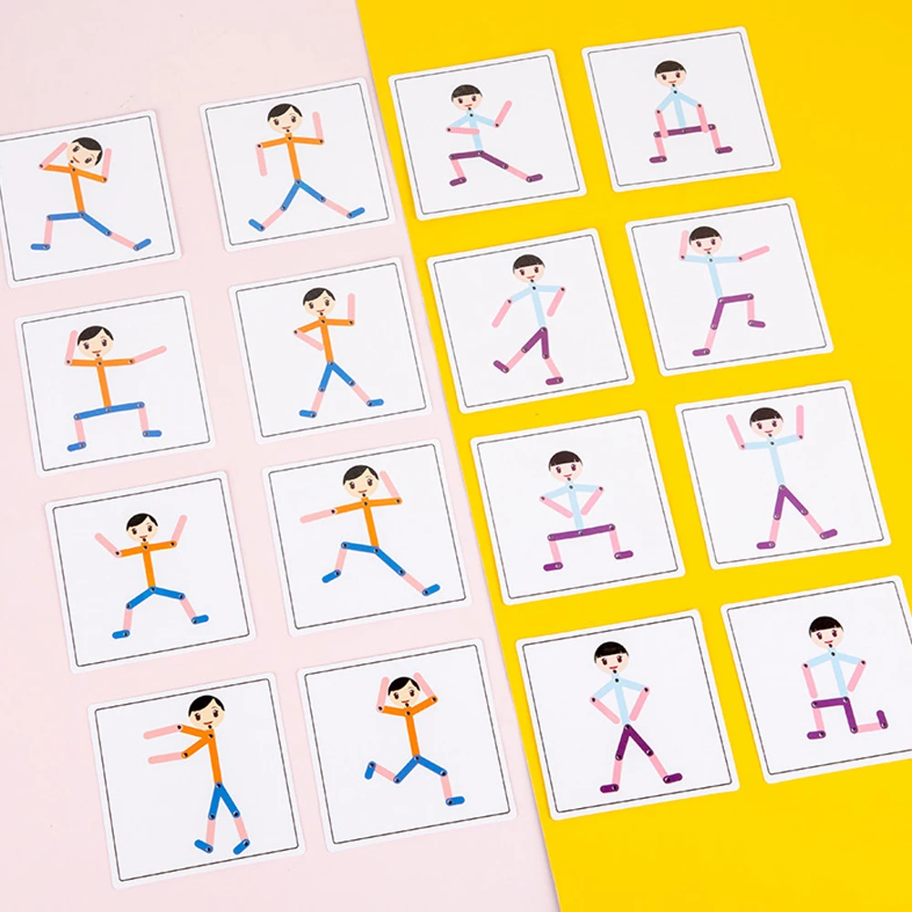 Sport Wooden Man Material DIY  - огляд і ціна Board Game For 6 Years Old