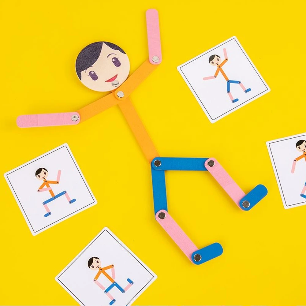 Sport Wooden Man Material DIY  - огляд і ціна Board Game For 6 Years Old