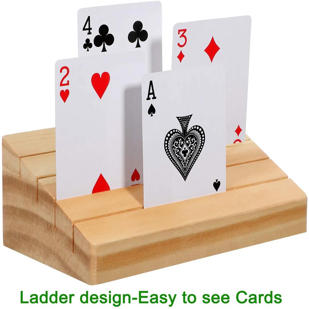 Hands-Free Wooden Playing Card - огляд і ціна Board Game Book